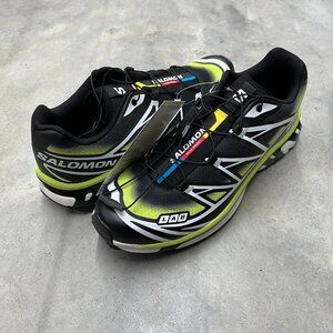 Salomon XT-6 Skyline Men's Size 10.5 Black Maritime Blue Sharp Green 479774 New